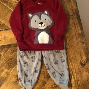 12 Month Boys Fleece Winter Outfit